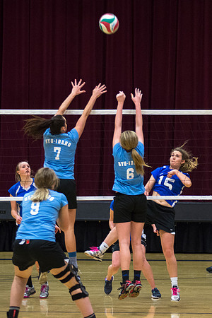 Women's competitive VolleyBall Championship game.