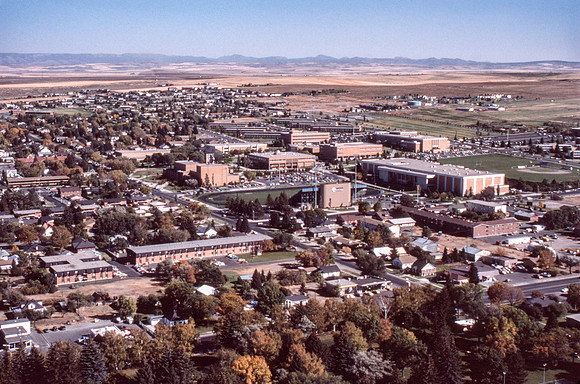 Aerial Photos of Ricks Campus and the surrounding area.