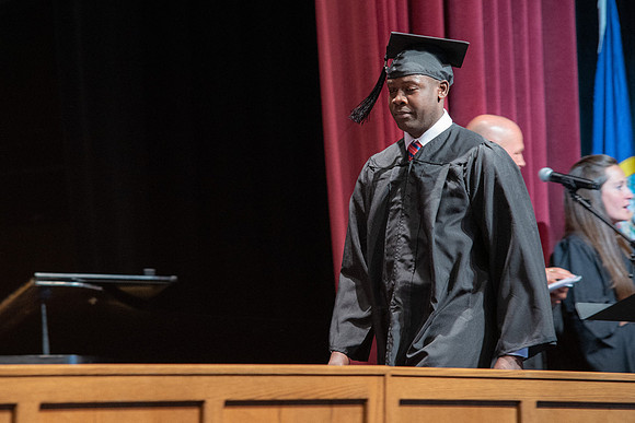 Graduates during Interdisciplinary Studies convocation.