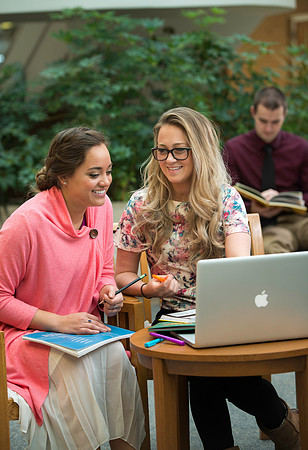 Bethany Pulido, Katelyn Crompton and Creighton Simpson pose for an Online promo poster.