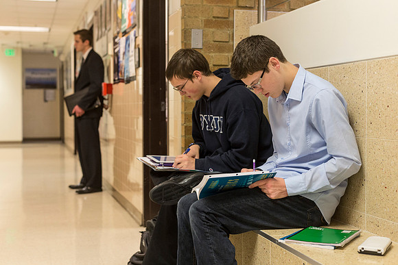 The recently rennovated Romney Building provides seating for the thousands of students that walk its halls daily.