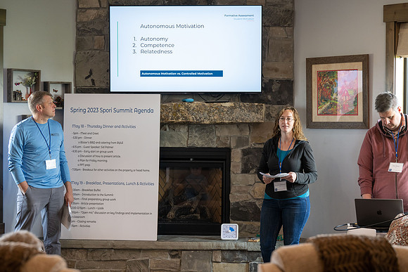BYU-Idaho faculty get a chance to learn better teaching practices from each other in a more relaxed environment.