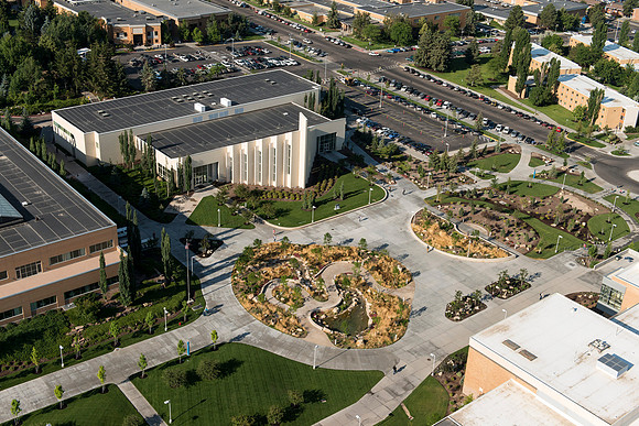 Aerial photos of BYU-Idaho Campus
