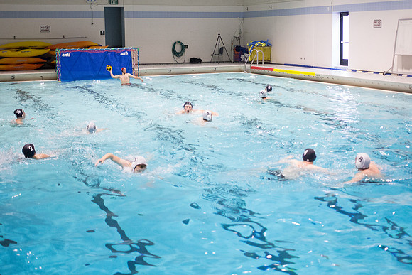 Images of the Mens and Womens competitive Water Polo Championship.