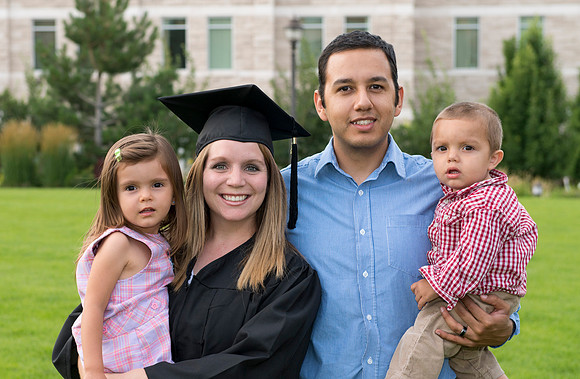 BYU-Idaho Graduate. photo by Michael Lewis