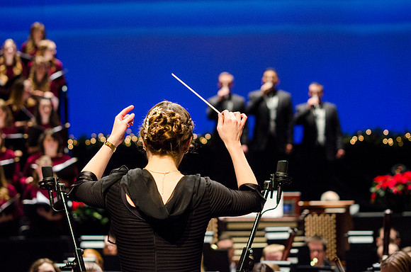 Music, Dance and Theatre combine with Musical guest performers Time for Three in the BYUI Christmas Concert