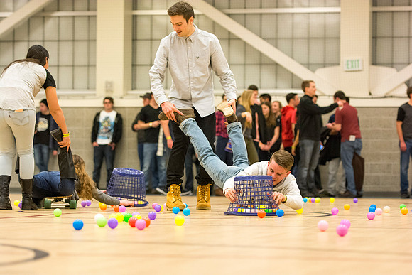 Students party and have fun before the start of classes.