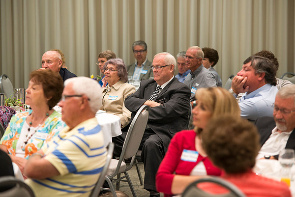 Alumni of the class of 1963 were inducted into the ranks of emeritus status. Also, David and Sara Lee Gibb were honored as the Alumni Award of Excellence Recipients.