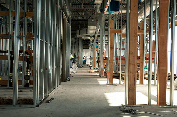 Inside the new Science Technology Building, which is scheduled to be complete by the 2016 Fall Semester.