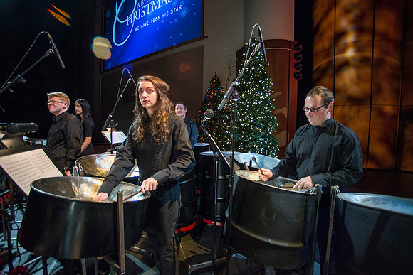 Music, Theater and Dance Departments combine with special guests, Time for Three to perform in the BYU-Idaho Center.