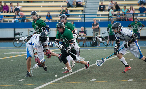The Spartans best the Vikings in the Lacrosse Championship game.  One of the Competitive Sports Leagues which is part of the Student Activity Program at BYU-Idaho.