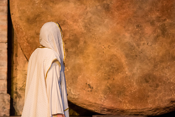The first Dress Rehearsal for Christ the Lord-Our True Light by the BYU-Idaho Theater Department. Photo by Erik Hill.