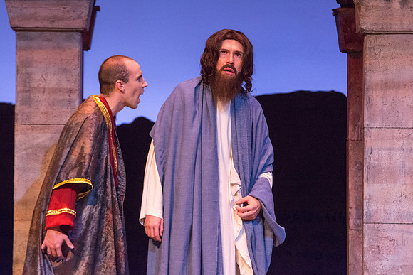 The first Dress Rehearsal for Christ the Lord-Our True Light by the BYU-Idaho Theater Department. Photo by Erik Hill.