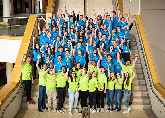 Get connected group photo in the I-Center.