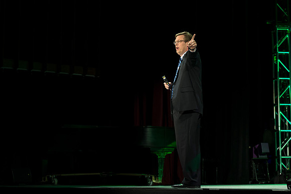 Dr. Clark G. Gilbert, President of BYU-Idaho, speaks at Power to Become.