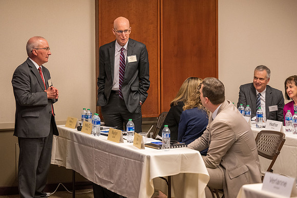 Brigham Young University-Idaho Advancement Council in Salt Lake City, Utah at the Conference Center, with President Henry J Eyring.