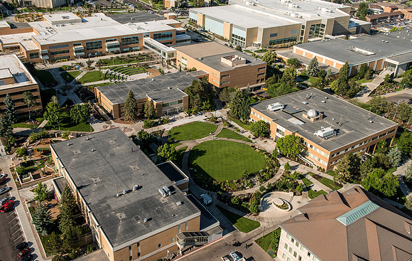Aerial photos of BYU-Idaho Campus