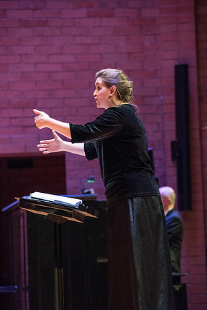 The Brigham Young University-Idaho choirs and ensembles perform in a concert together.