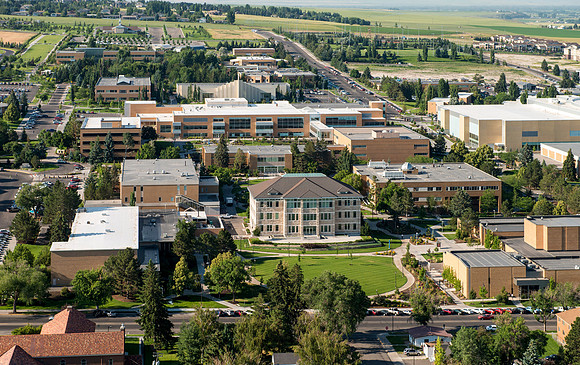Aerial photos of BYU-Idaho Campus