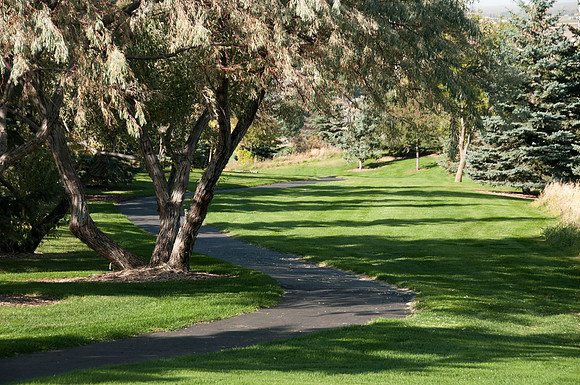 Walking Path around the Upper Playfields.