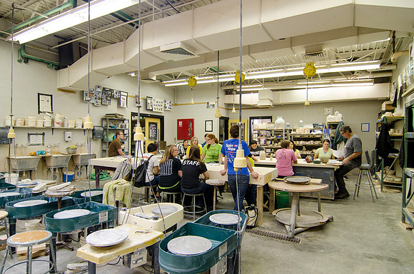 Oscar A. Kirkham Building Cermamics Classroom