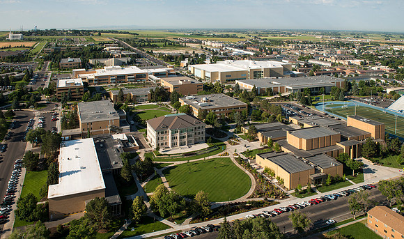 Aerial photos of BYU-Idaho Campus