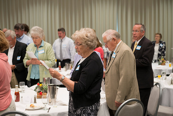 Alumni of the class of 1963 were inducted into the ranks of emeritus status. Also, David and Sara Lee Gibb were honored as the Alumni Award of Excellence Recipients.