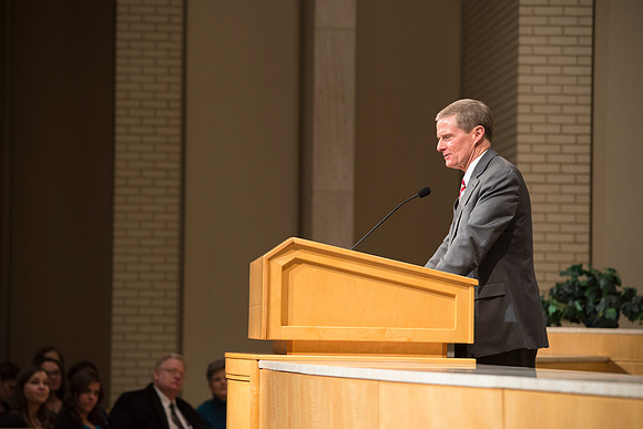 Elder Bednar speaks briefly about how Sister Bednar is the ultimate example of of righteousness among all nations.