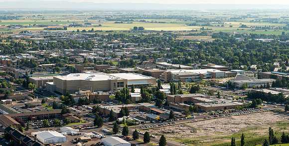 Aerial photos of BYU-Idaho Campus