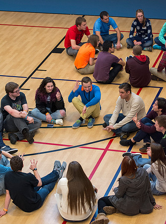 New students gather together to get familiarized with life at BYU-Idaho.