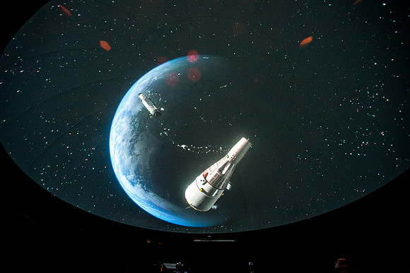 The BYU-Idaho Physics Department Planetarium housed in the George S. Romney Building.  BYU-Idaho Photo by Michael Lewis