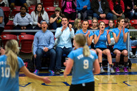 Women's competitive VolleyBall Championship game.