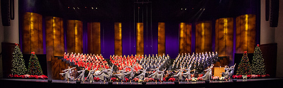 At the BYU-Idaho Christmas, the university dance department, choirs and orchestra, came together with guest artists Canadian Brass for a beautiful and uplifting show.