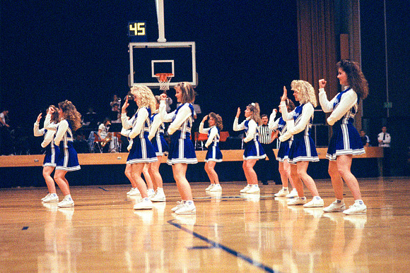 The spirit team performing a dance number
