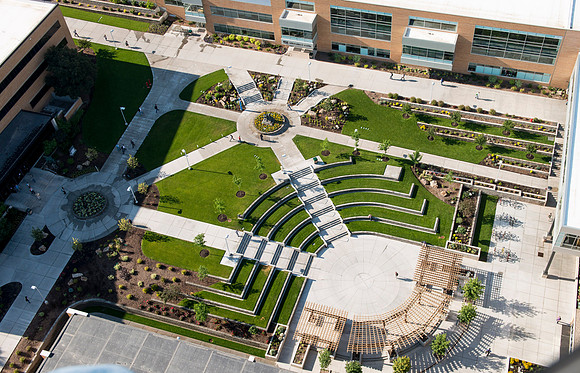 Aerial photos of BYU-Idaho Campus