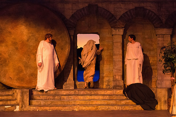 The first Dress Rehearsal for Christ the Lord-Our True Light by the BYU-Idaho Theater Department. Photo by Erik Hill.