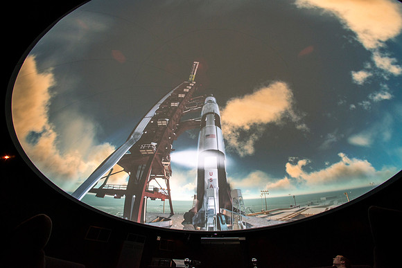 The BYU-Idaho Physics Department Planetarium housed in the George S. Romney Building.  BYU-Idaho Photo by Michael Lewis