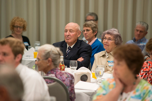 Alumni of the class of 1963 were inducted into the ranks of emeritus status. Also, David and Sara Lee Gibb were honored as the Alumni Award of Excellence Recipients.