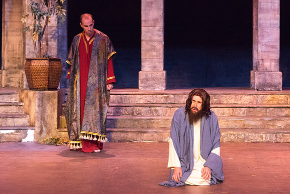 The first Dress Rehearsal for Christ the Lord-Our True Light by the BYU-Idaho Theater Department. Photo by Erik Hill.