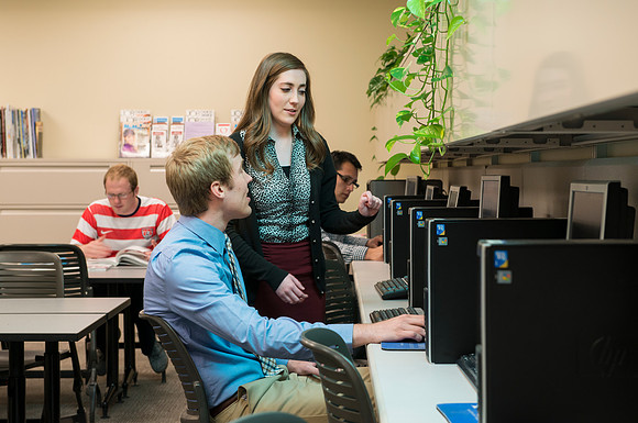 Career Networking Center is located in the Manwaring Center at BYU-Idaho.  Models: Matt Urick, Amy Porter, Valerie Luna, Eric Martinez, Cameron Coxe