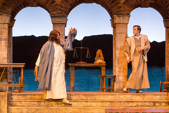 The first Dress Rehearsal for Christ the Lord-Our True Light by the BYU-Idaho Theater Department. Photo by Erik Hill.