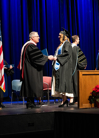 Graduates during convocation for the College of Academic Success & Interdisciplinary Studies. Speakers: Kevin Brower, Jenna Kate Wilson, Tyler Christensen
