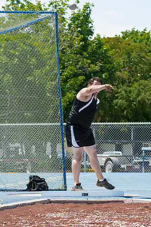 The BYU-Idaho competitive sports track teams compete against each other in the Hart Stadium.