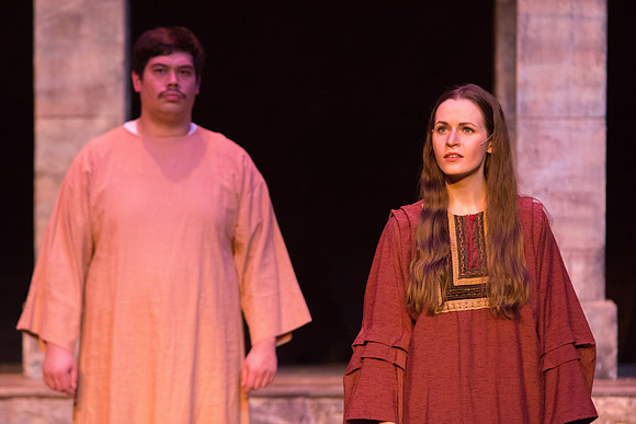 The first Dress Rehearsal for Christ the Lord-Our True Light by the BYU-Idaho Theater Department. Photo by Erik Hill.