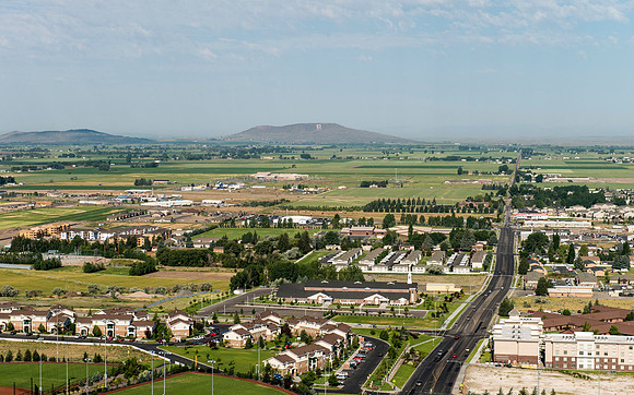 Aerial photos of BYU-Idaho Campus