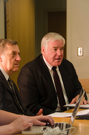 Faculty Members at a Communications Department Meeting