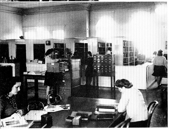 Ricks Academy Library 1944