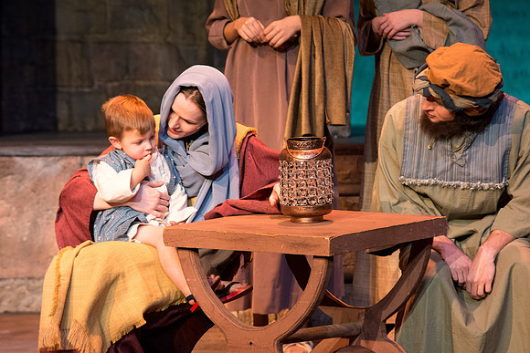 The first Dress Rehearsal for Christ the Lord-Our True Light by the BYU-Idaho Theater Department. Photo by Erik Hill.