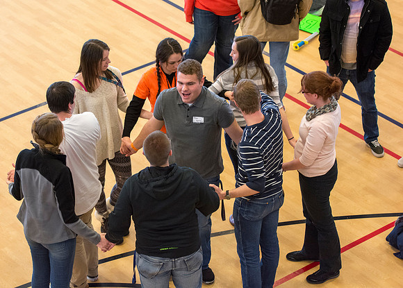 New students gather together to get familiarized with life at BYU-Idaho.