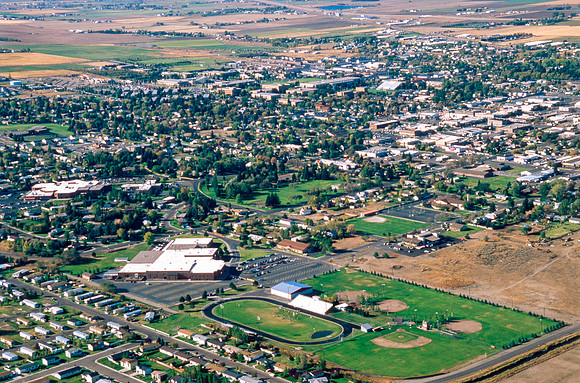 Aerial Photos of Ricks Campus and the surrounding area.